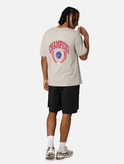 CA-X12 (Champion heritage field basketball short sleeve tee oxford heather) 32493260