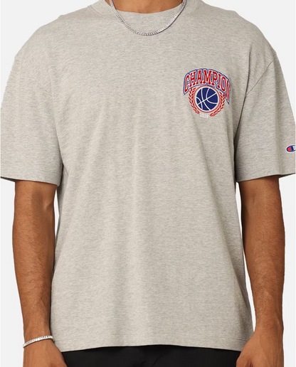 CA-X12 (Champion heritage field basketball short sleeve tee oxford heather) 32493260