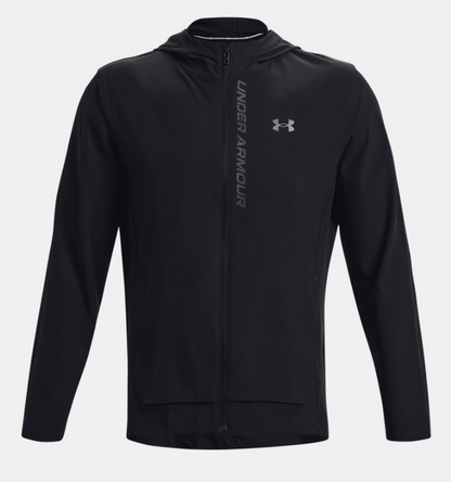 UAA-Q13 (Under armour outrun the storm jacket black/jet grey/reflective) 92498695