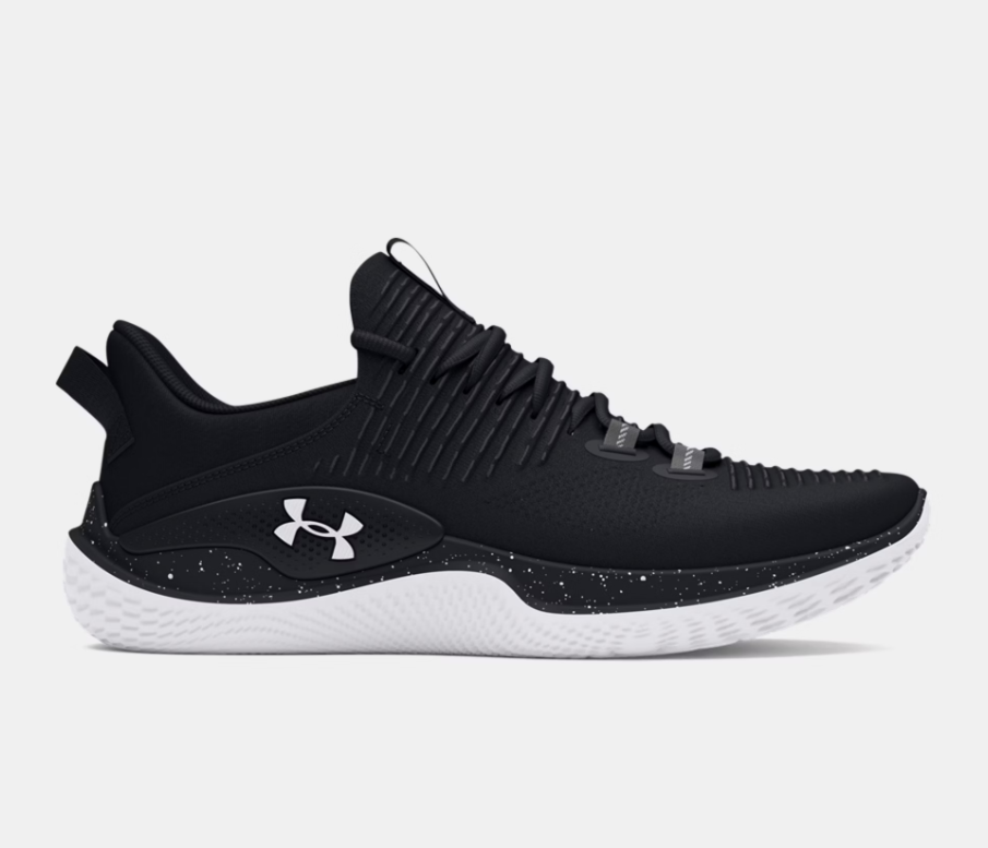 UA-N8 (Under armour mens flow dynamic intelliknit training shoes black/white) 924910434