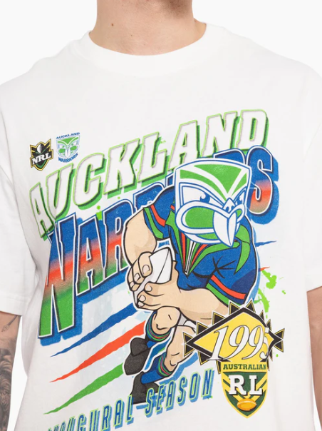 MNA-D38 (Mitchell & ness nz warriors up the wahs tee vintage white) 92493043