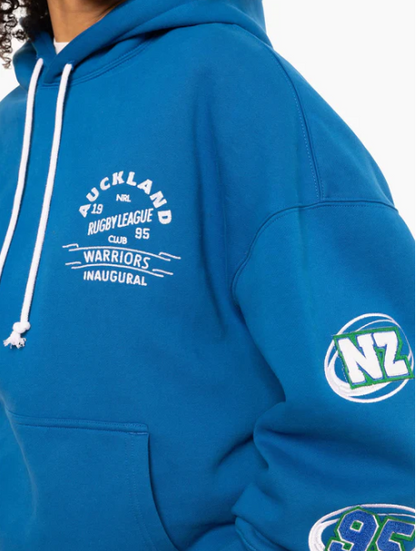 MNA-F38 (Mitchell & ness auckland warriors inaugural hoodie blue) 92499130