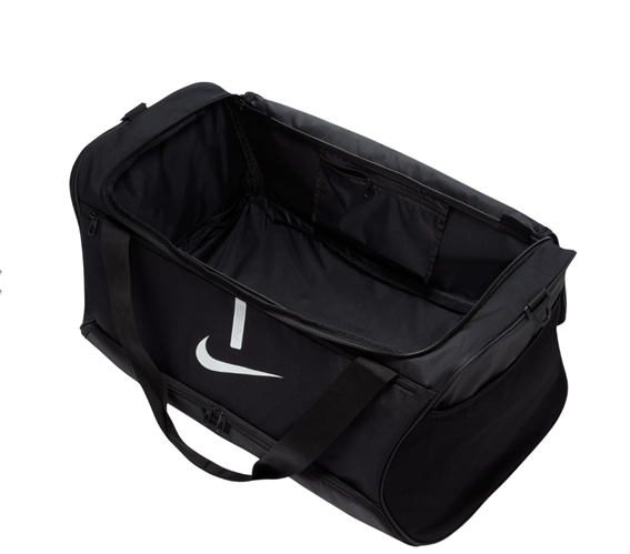 NE-R25 (Nike academy duffel bag large black/white) 92494500