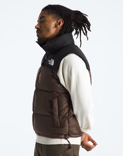 NFA-S5 (The north face 96 retro nuptse vest smoky brown/black) 924919130