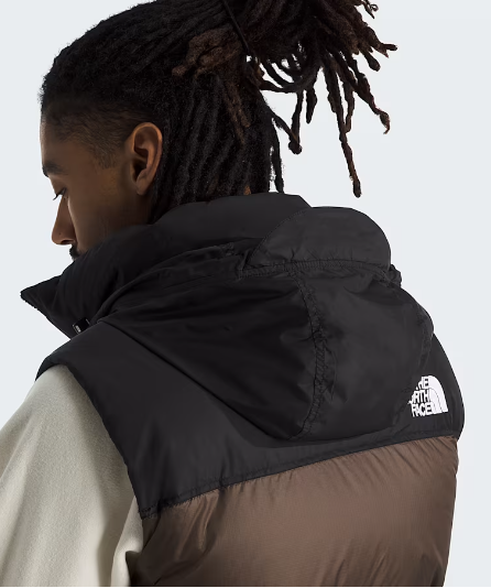 NFA-S5 (The north face 96 retro nuptse vest smoky brown/black) 924919130