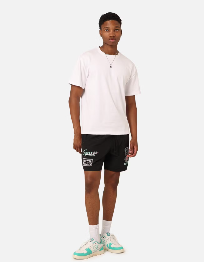 MNA-Q34 (Mitchell and ness tri 2.0 shorts spurs black) 12494347