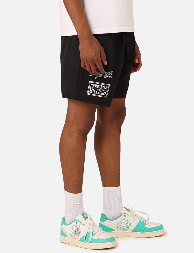 MNA-Q34 (Mitchell and ness tri 2.0 shorts spurs black) 12494347