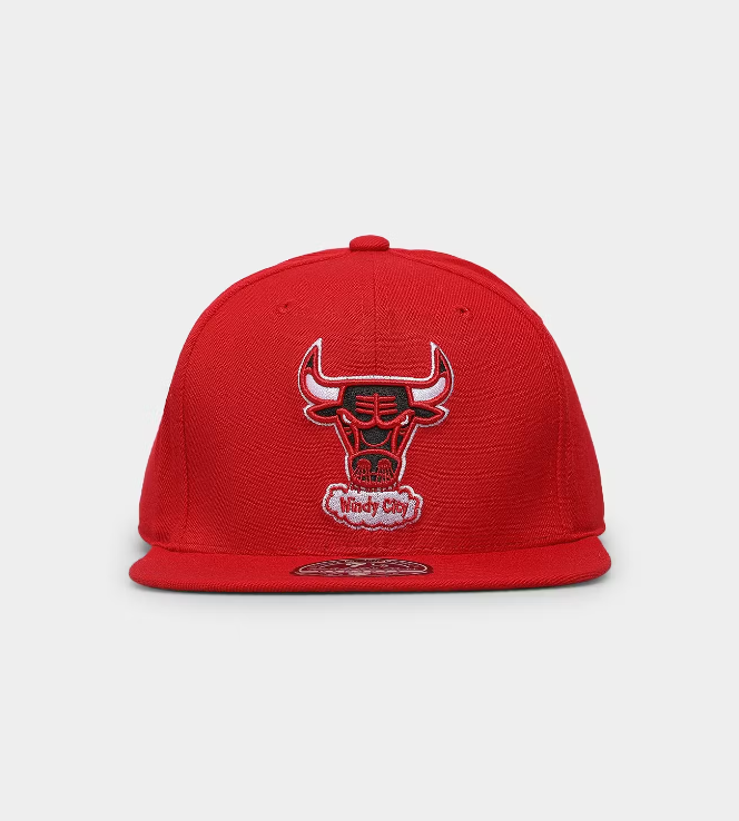 MNA-V27 (Mitchell and ness team ground 2.0 fitted hwc hat bulls red) 52392824