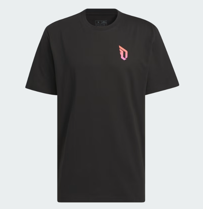 AA-T25 (Adidas damian lillard foundation tee black) 92492646