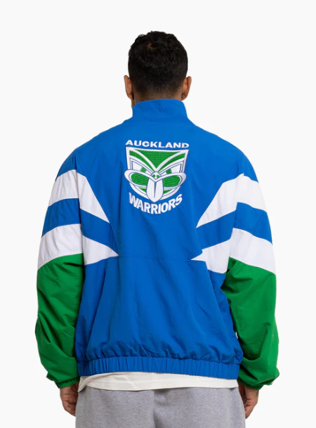 MNA-G38 (Mitchell & ness full zip new zealand warriors spray jacket blue/white/green) 92499130