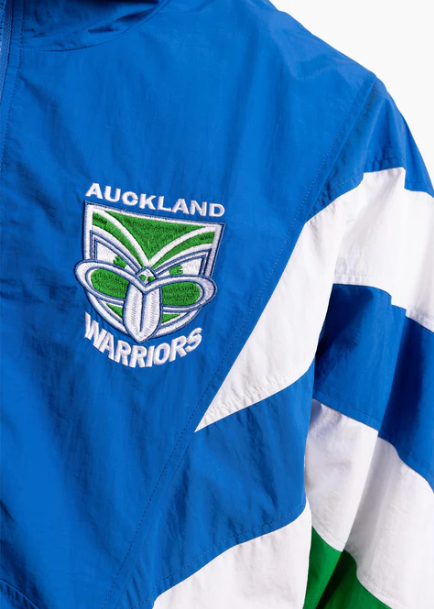 MNA-G38 (Mitchell & ness full zip new zealand warriors spray jacket blue/white/green) 92499130