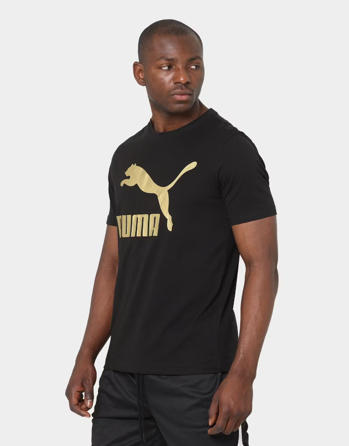 PA-Y6 (Claasic logo tee puma black/gold) 62292250