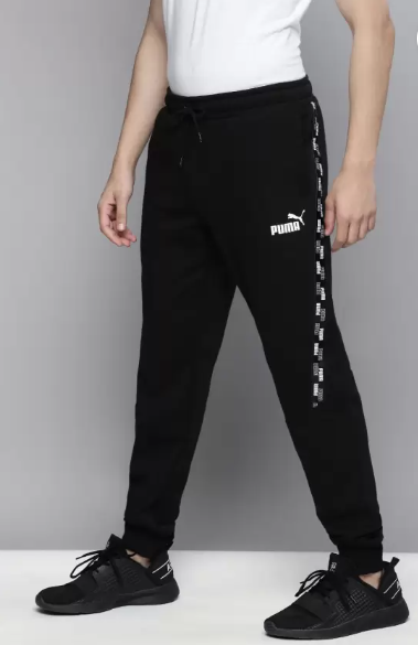 PA-T6 (Puma power tape training sweatpants black/white) 32293825