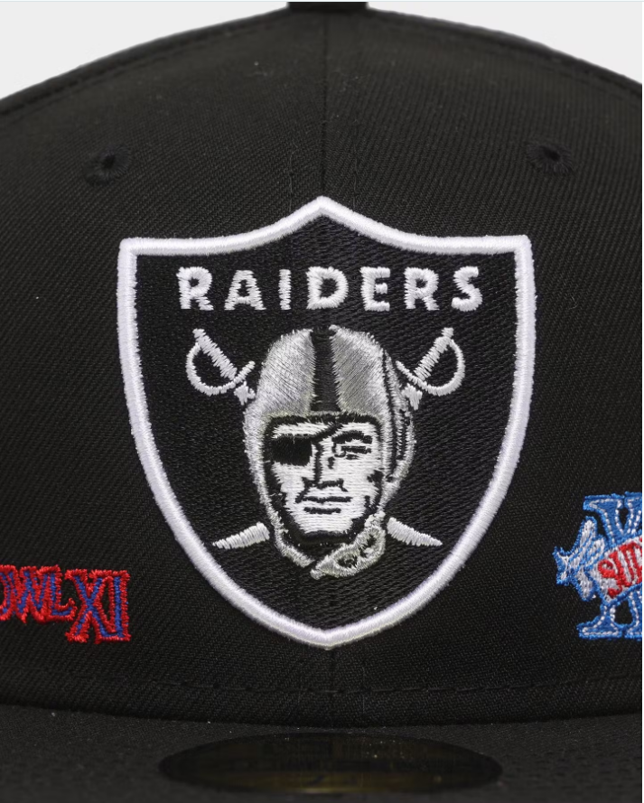 NEC-M45 (New era 5950 historic champs la raiders fitted hat) 112294000