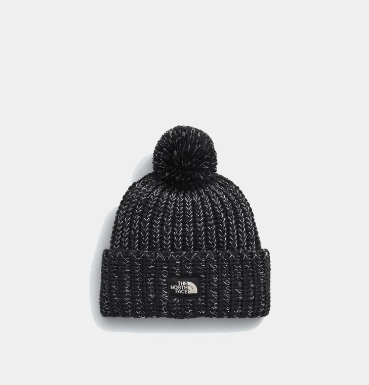 NFA-Y5 (The north face cozy chunky cabin beanie black/white dune) 102493478