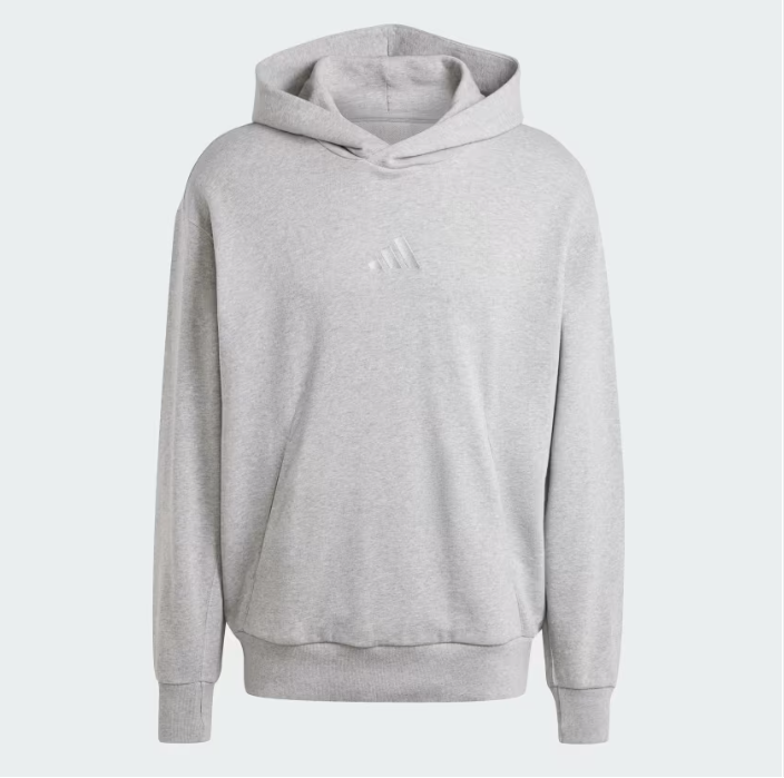 AA-V25 (Adidas all szn french terry hoodie medium grey heather) 102495292