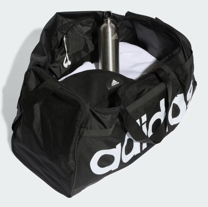 AE-B7 (Adidas essentials large duffel bag black/white) 102493610