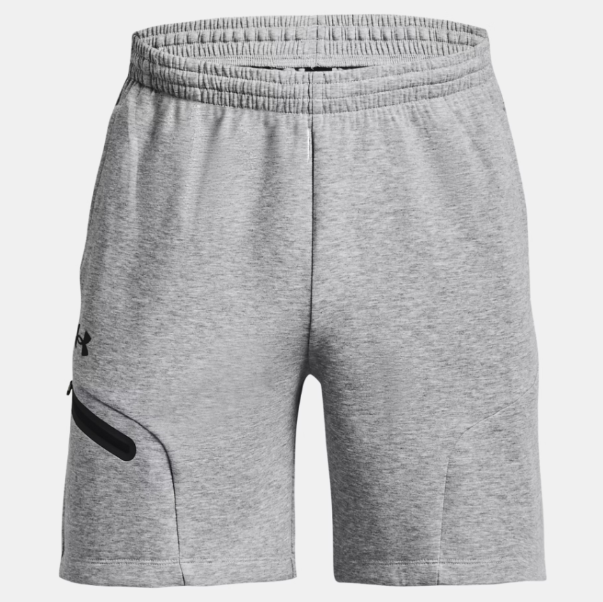 UAA-X13 (Under armour mens unstoppable fleece shorts mod gray/black) 102494782