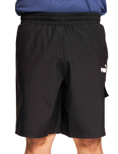 PA-D11 (Puma essentials woven cargo shorts black) 102493000