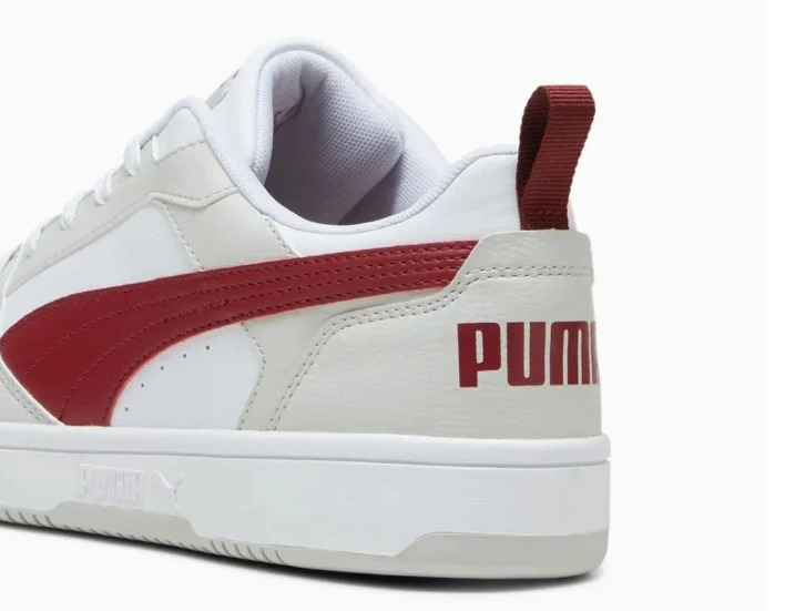 P-S47 (Puma rebound V6 low glacial gray/intense red) 102496500