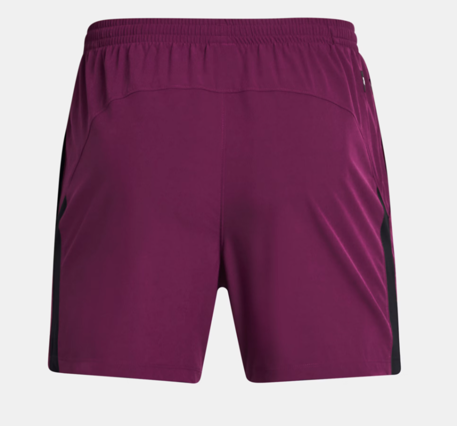 UAA-Y13 (Under armour mens project rock ultimate 5" leg day training shorts purple gemini/white) 112493478