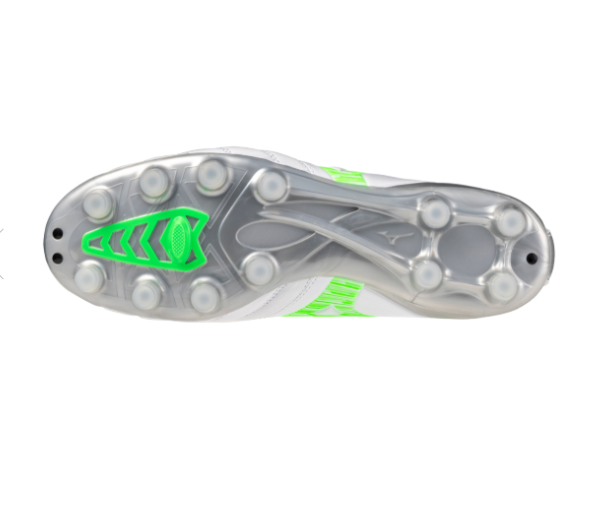 M-U (Mizuno morelia neo IV pro firm ground boot white/green gecko)1124911269