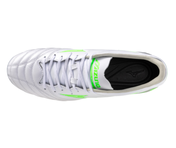 M-U (Mizuno morelia neo IV pro firm ground boot white/green gecko)1124911269