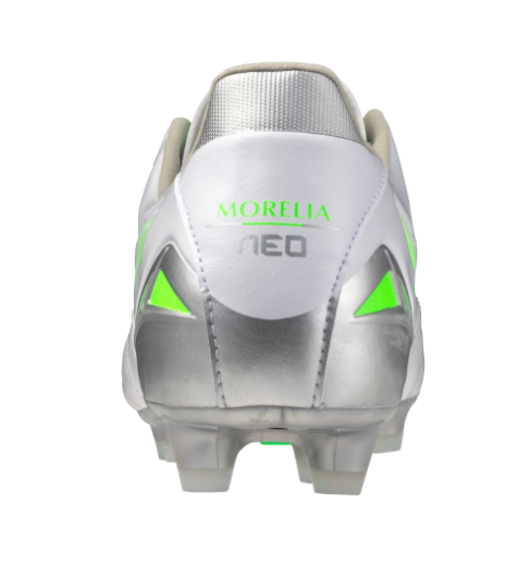 M-U (Mizuno morelia neo IV pro firm ground boot white/green gecko)1124911269