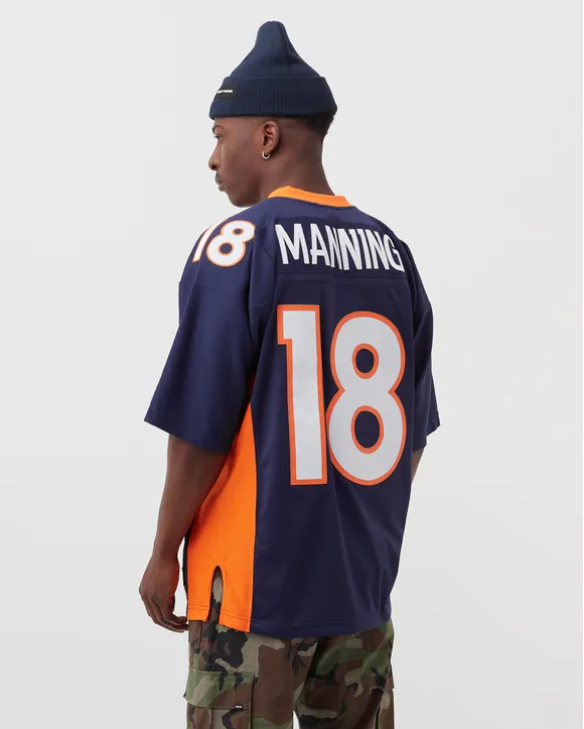 MNA-B40 (Mitchell & ness legend jersey road 15 bronc mann navy) 1224910869