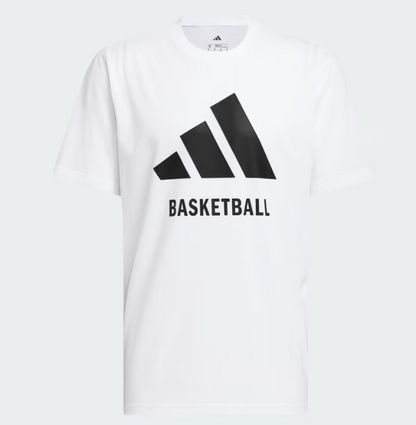 AA-L26 (Adidas basket ball t-shirt white) 122493070