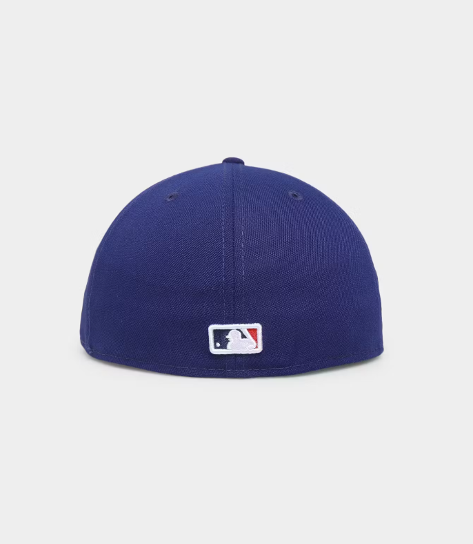 NEC-E61 (New era 5950 side patch official team colours texas rangers fitted hat) 122491191