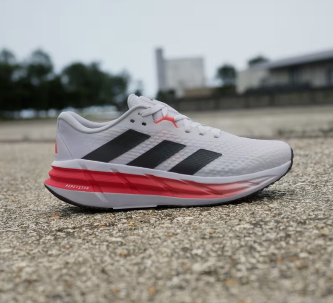 A-K70 (Adidas adistar 3 shoes white/black/solar red) 125910580