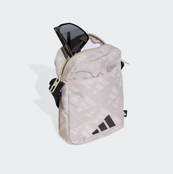 AE-P7 (Adidas linear printed organizer side bag wonder alumina/orbit grey/black) 12591687