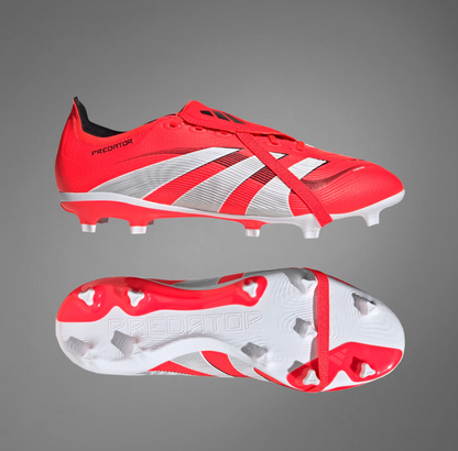 A-L70 (Adidas predator league fold-over tongue firm/multi ground bootslucid red/cloud white/black) 12599210