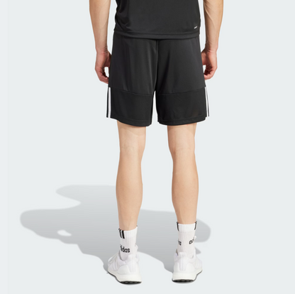 AA-W26 (Adidas serona aeroready cut 3-stripes shorts black/white) 12592815