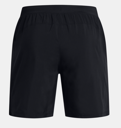 UAA-I14 (Under armour mens launch 7" shorts black/reflective) 22593043