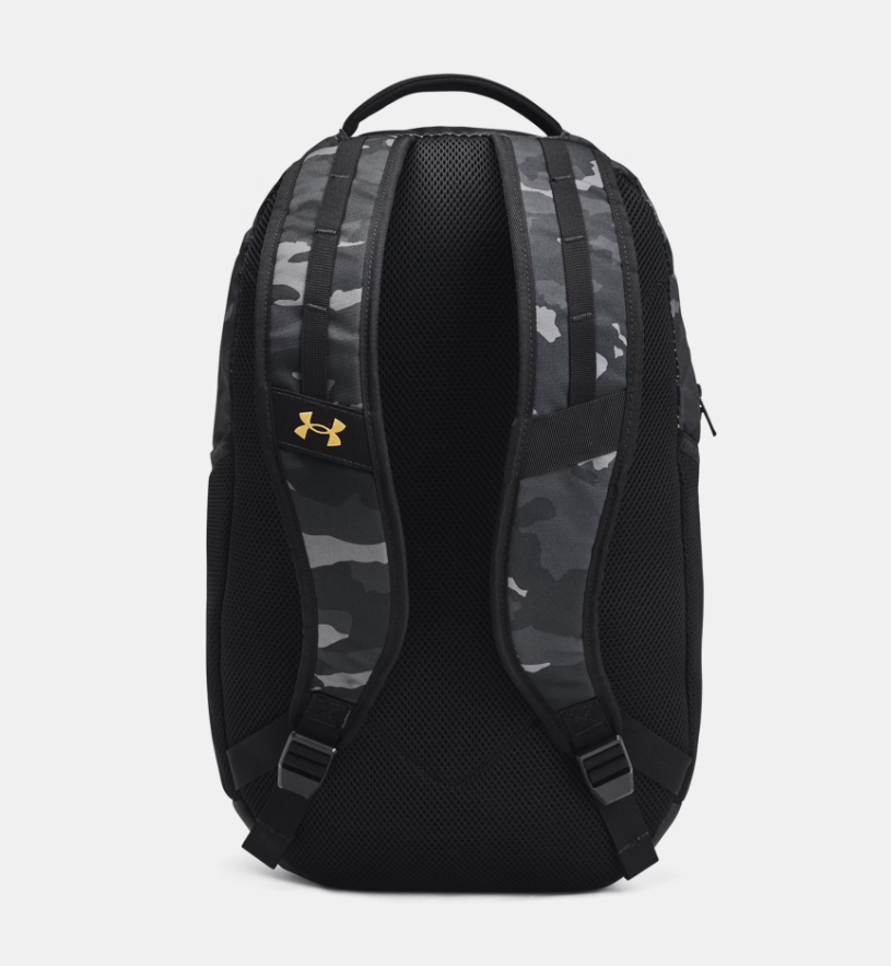 UAE-E14 (Under armour unisex hustle 6.0 backpack black/metallic gold) 22593913