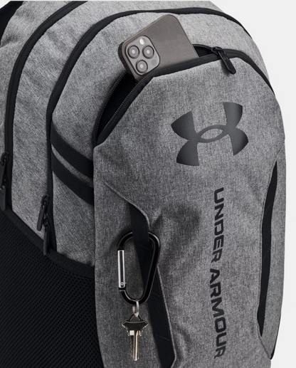 UAE-H14 (Under armour unisex hustle 6.0 backpack catlerock/heather/black) 22593913