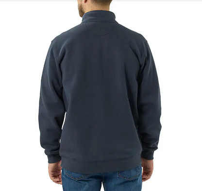 CHA-F7 (Carhartt midweight loose fit quarter zip mock neck sweatshirt carbon heather) 22596305