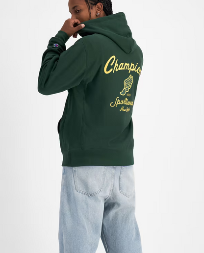 CA-W13 (Champion reverse weave terry graphic hoodie dark green) 22593478