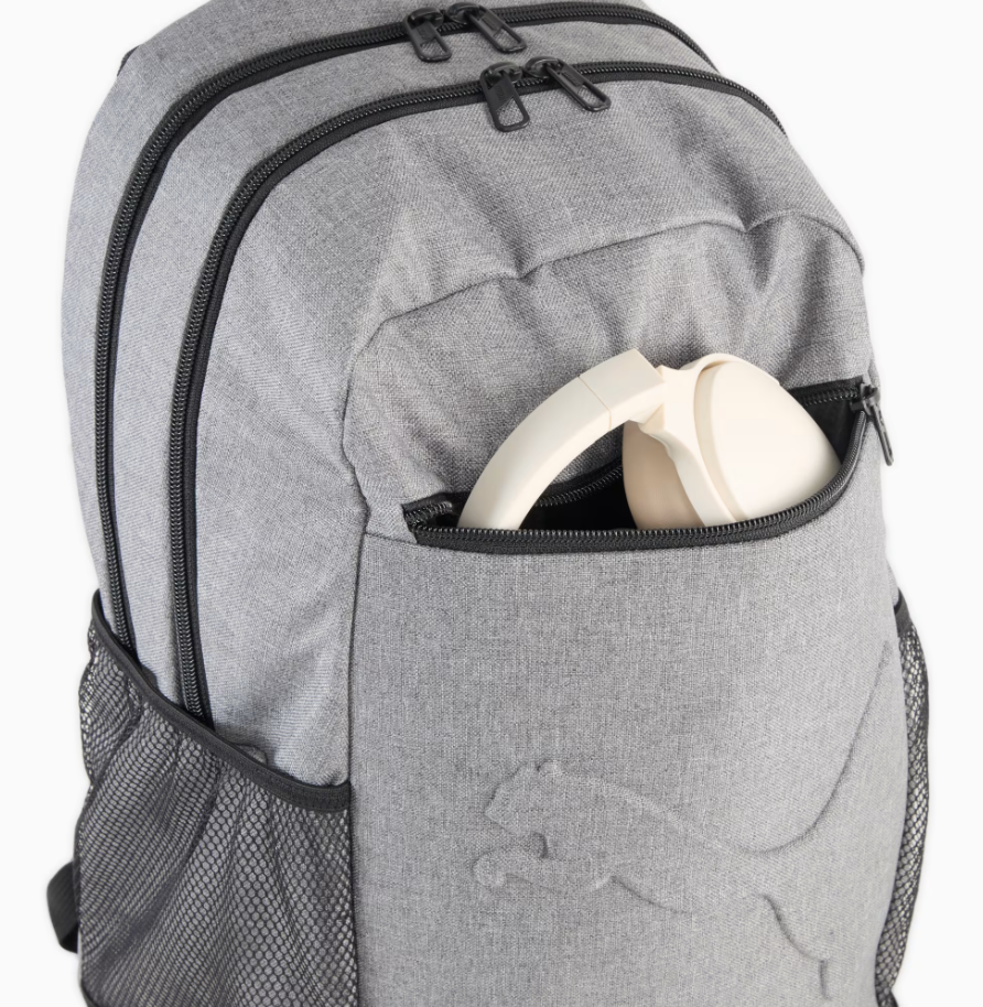 PE-D2 (Puma buzz heather backpack medium grey) 22593500