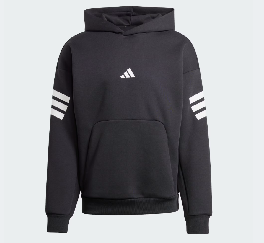 AA-Z26 (Adidas future icons 3-stripes hoodie black/white) 22595772