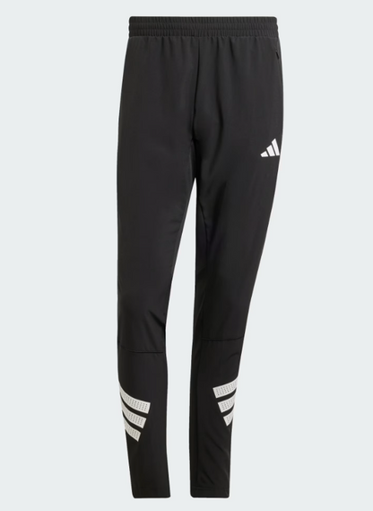 AA-G27 (Adidas icon 3-stripes woven joggers black/white) 32595292