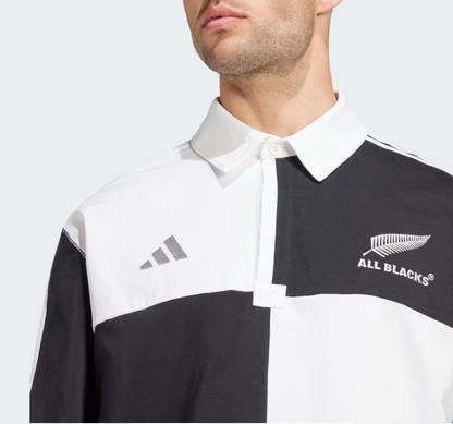 AA-I27 (Adidas all blacks rugby culture jersey black/white) 32594835