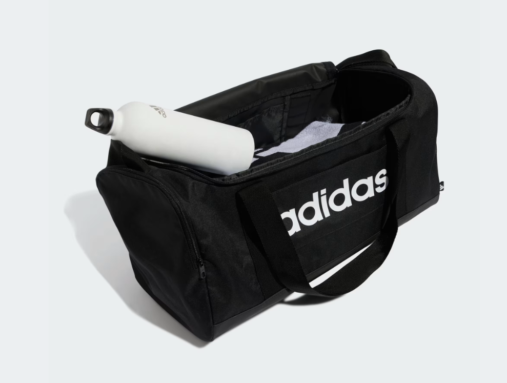 AE-B8 (Adidas linear duffel small black/white) 32592646