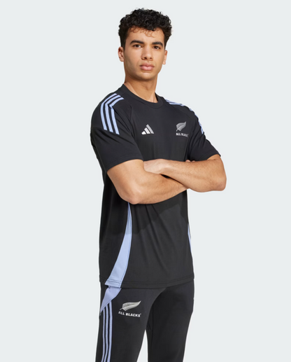 AA-M27 (Adidas all blacks rugby cotton tee black/blue spark) 32592905