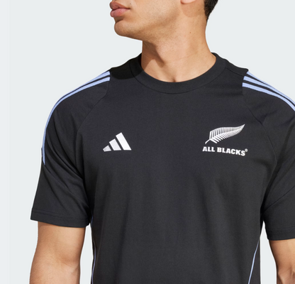 AA-M27 (Adidas all blacks rugby cotton tee black/blue spark) 32592905