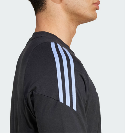 AA-M27 (Adidas all blacks rugby cotton tee black/blue spark) 32592905