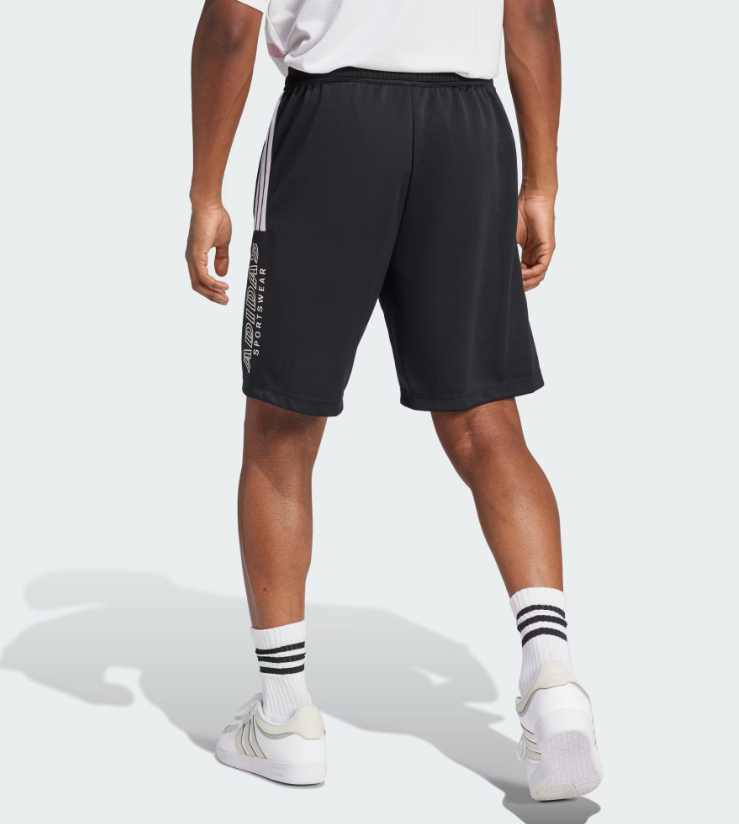 AA-P26 (Adidas woven wordmark shorts black/white) 122493610