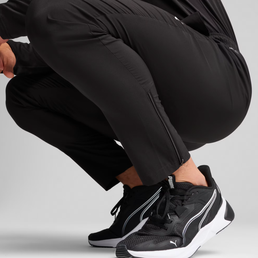 PA-W11 (Puma train all day essentials woven tapered pants black) 42594500